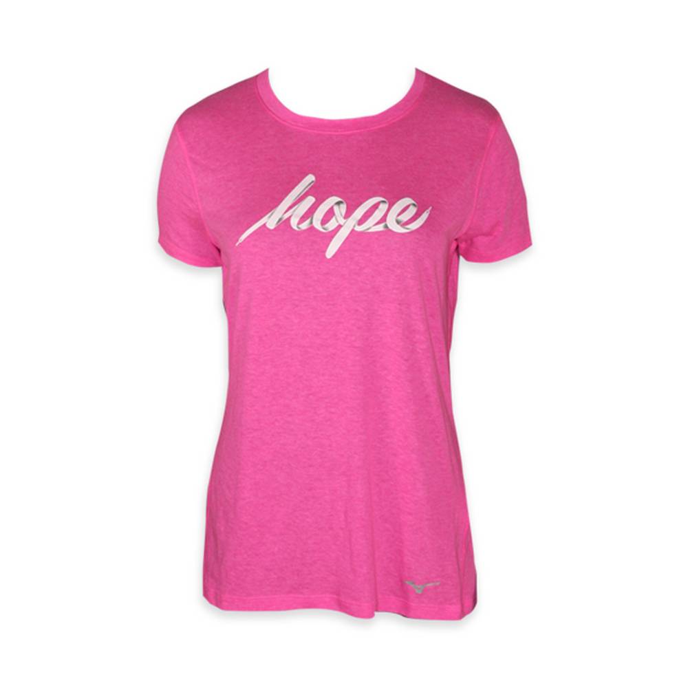 Camisetas Mizuno BCRF Hope Mujer Rosas Comprar HWNQ-92076